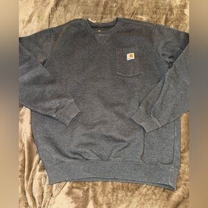 Carhartt Men's Dark Gray Crewneck Sweater
